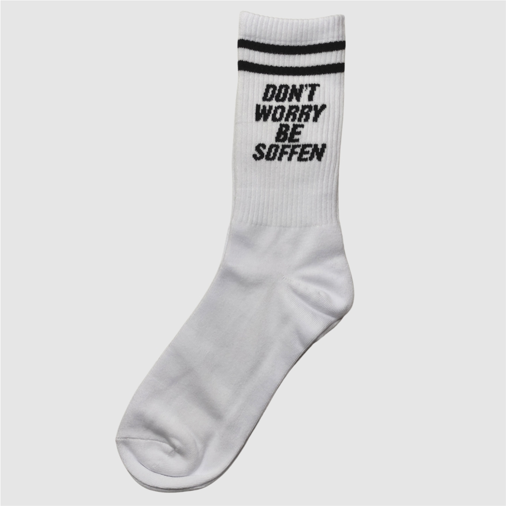 DON`T WORRY BE SOFFEN Socken Schwarz