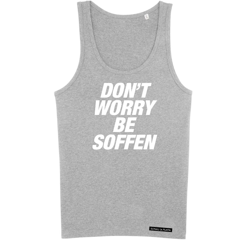 DON'T WORRY BE SOFFEN Boy Tanktop verschiedene Farben