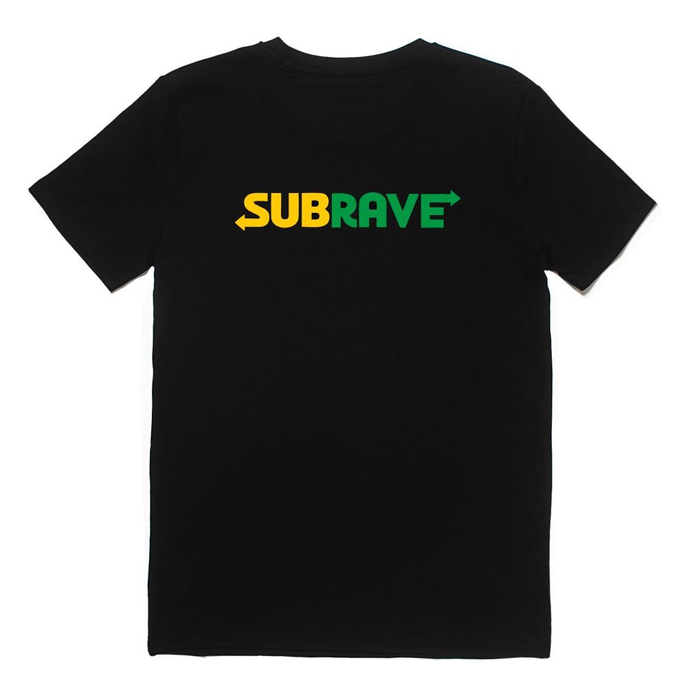 SUBRAVE Shirt schwarz - Front&Back Print