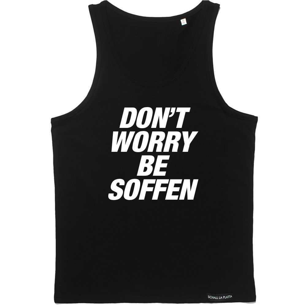 DON'T WORRY BE SOFFEN Boy Tanktop verschiedene Farben