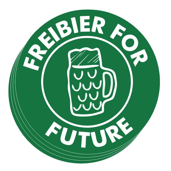 FREIBIER FOR FUTURE 50er Stickerset 