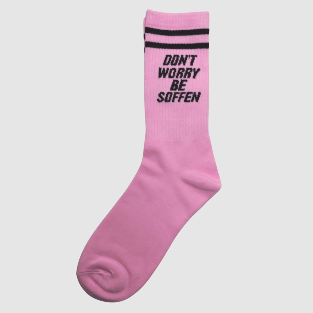 DON`T WORRY BE SOFFEN Socken Schwarz