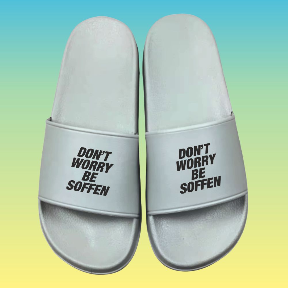 DON‘T WORRY BE SOFFEN Saufletten - NEUES MODELL [weiss / schwarz]