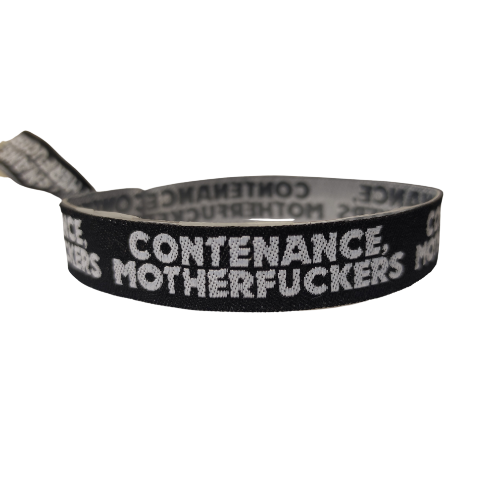 CONTENANCE, MOTHERFUCKERS Stoffband