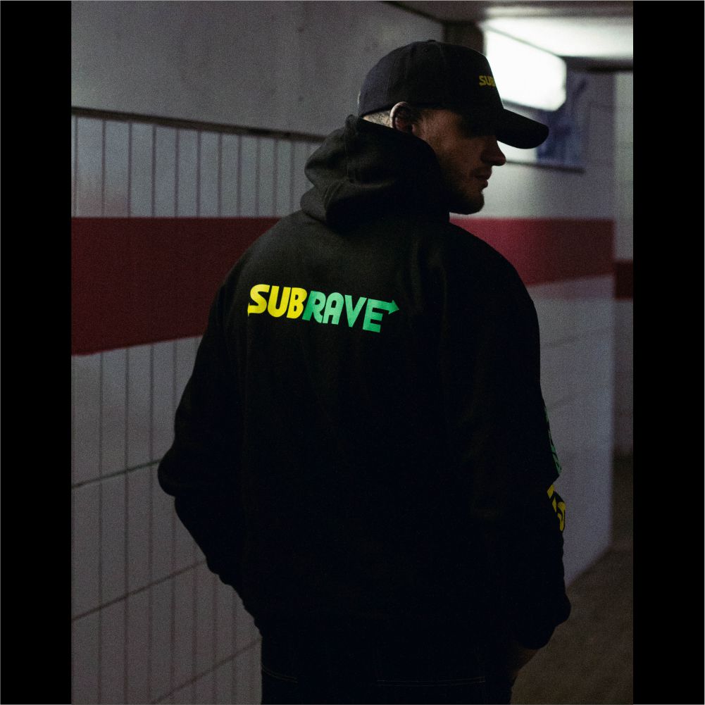 SUBRAVE Hoodie Boy schwarz