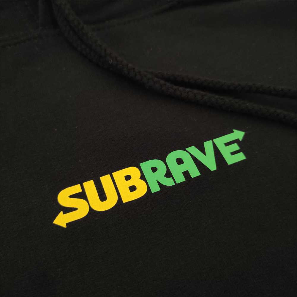 SUBRAVE Hoodie Boy schwarz