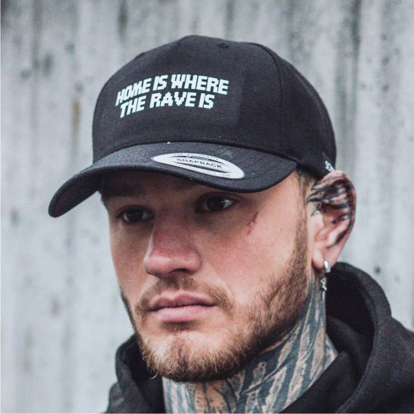 HOME IS WHERE THE RAVE IS Cap schwarz
