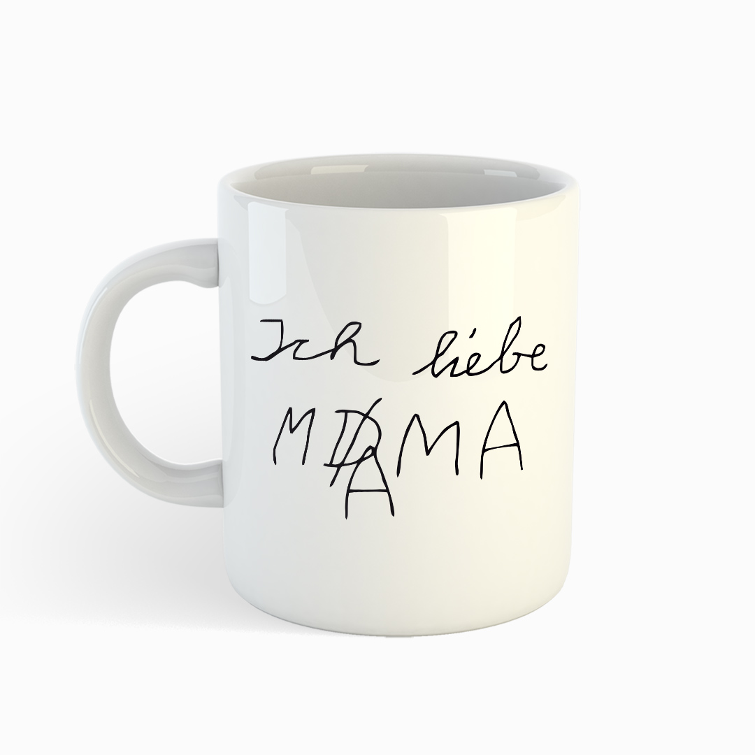 ICH LIEBE MAMA - Tasse - weiß