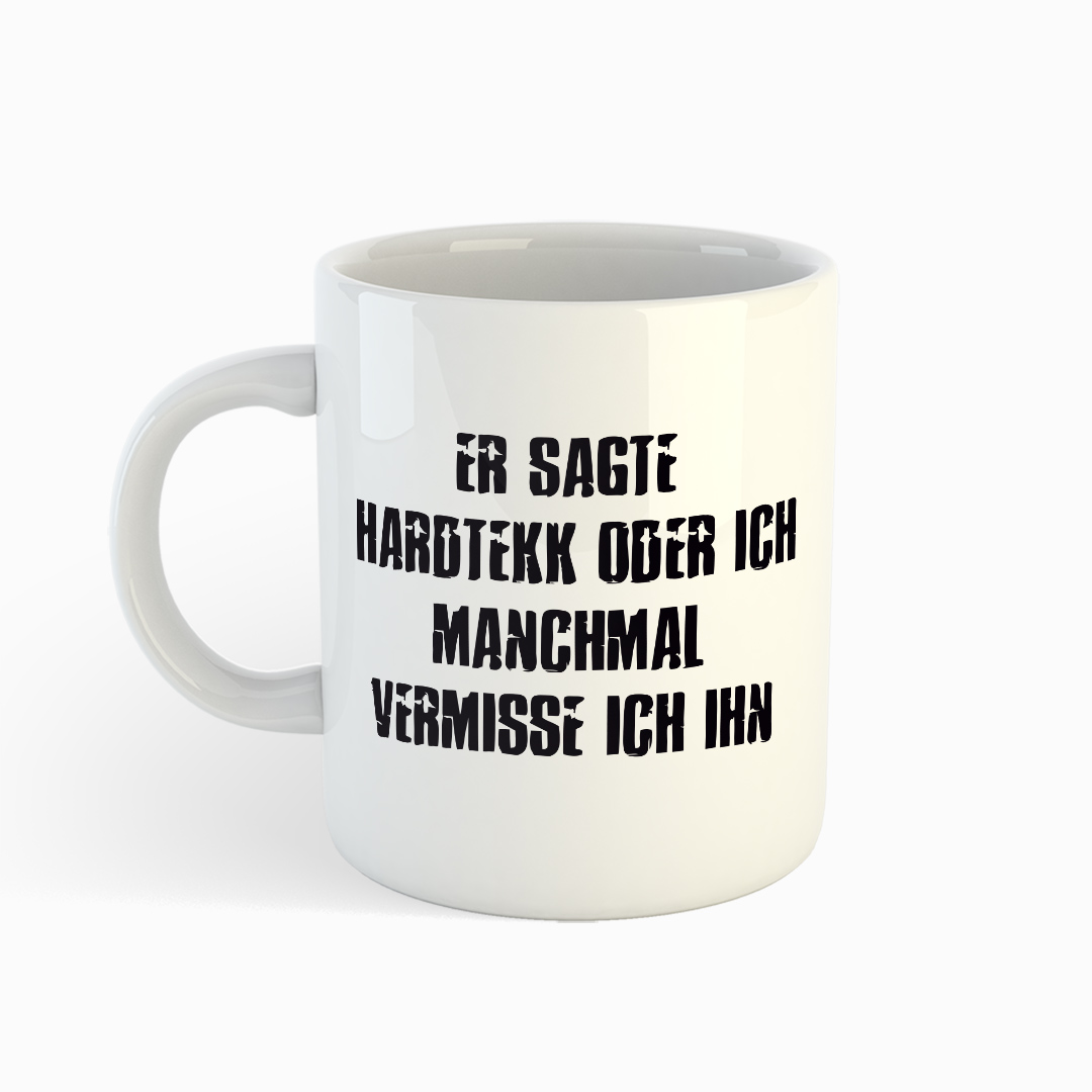 HARDTEKK - Tasse - weiß