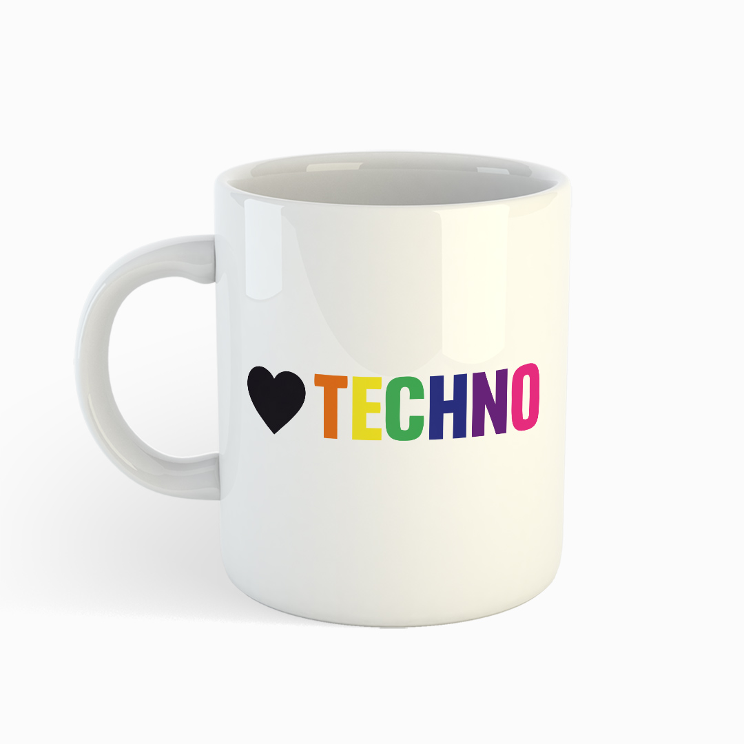 TECHNOCOLORS - Tasse - weiß