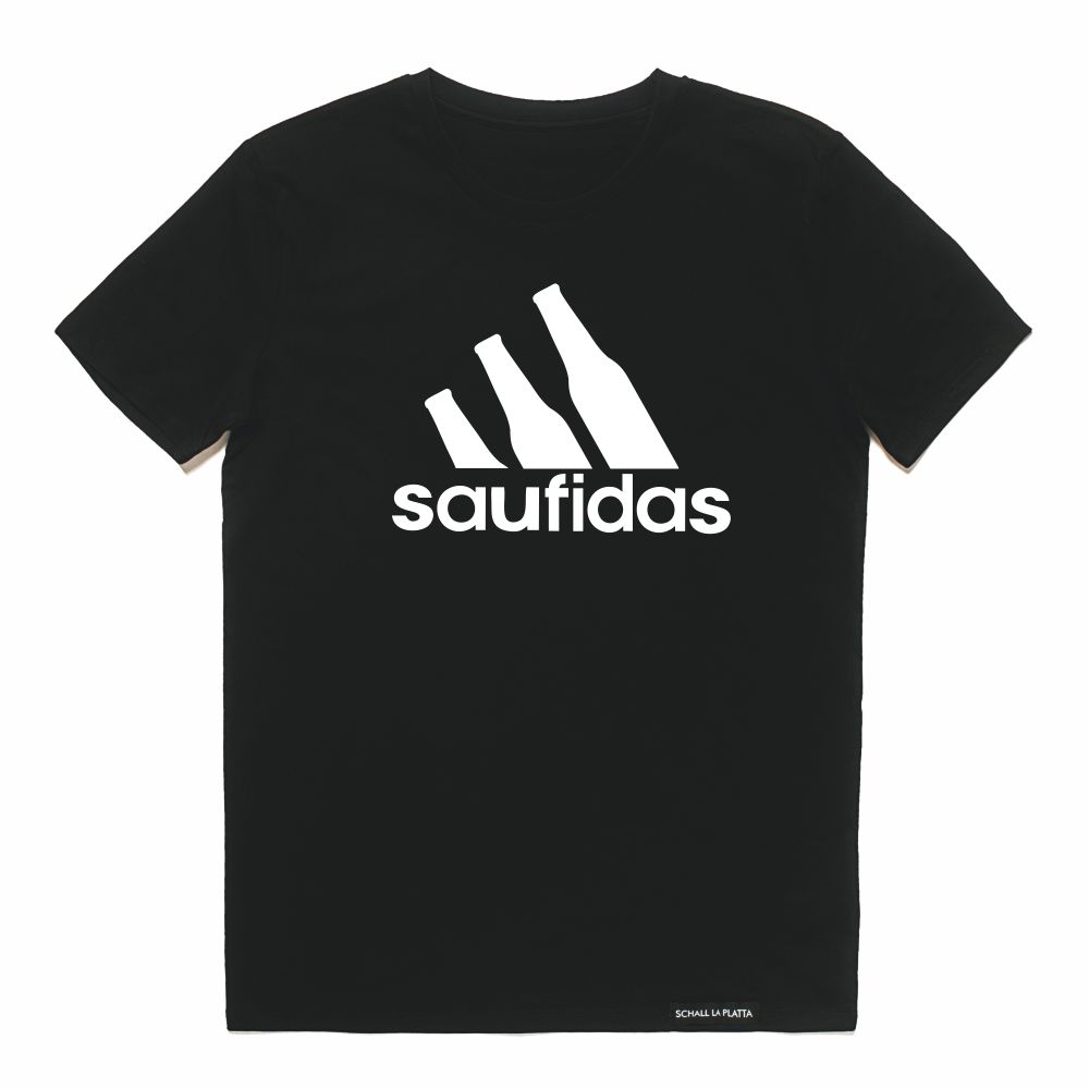 saufidas Shirt - grosses Logo - verschiedene Farben