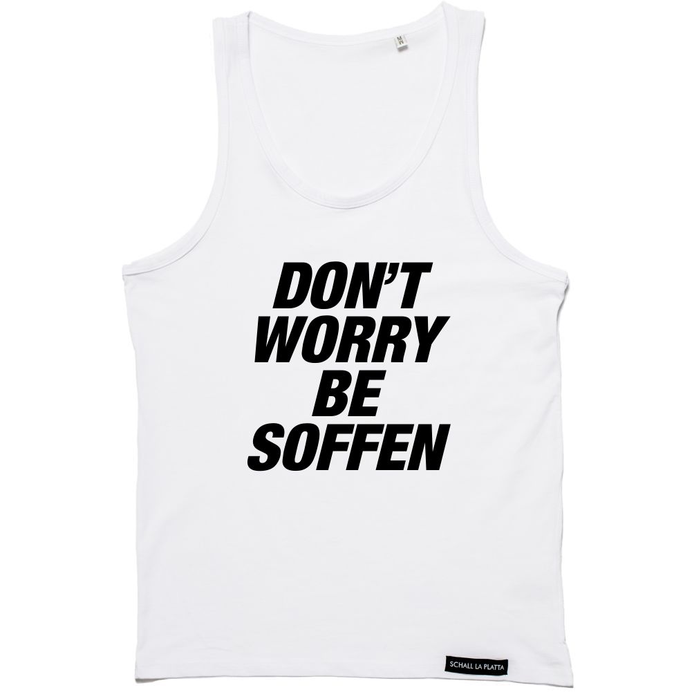 DON'T WORRY BE SOFFEN Boy Tanktop verschiedene Farben