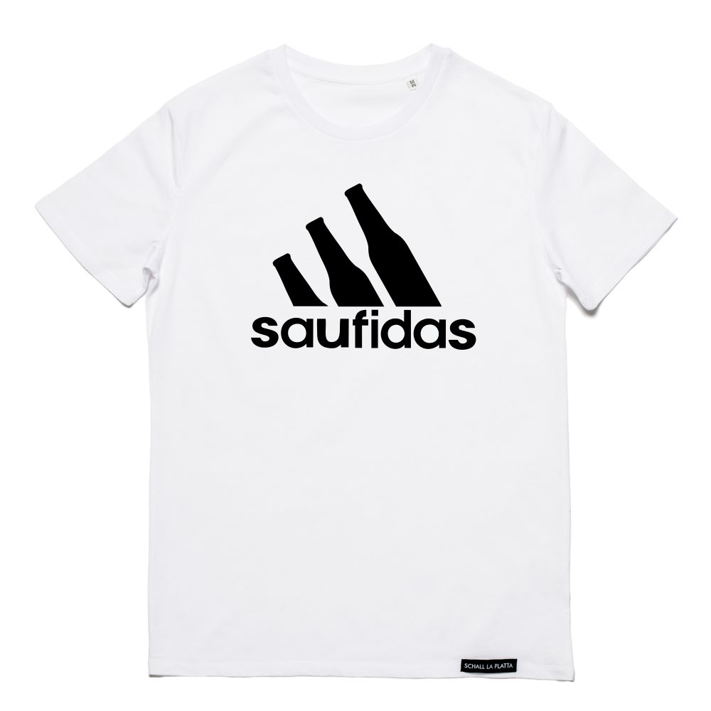 saufidas Shirt - grosses Logo - verschiedene Farben