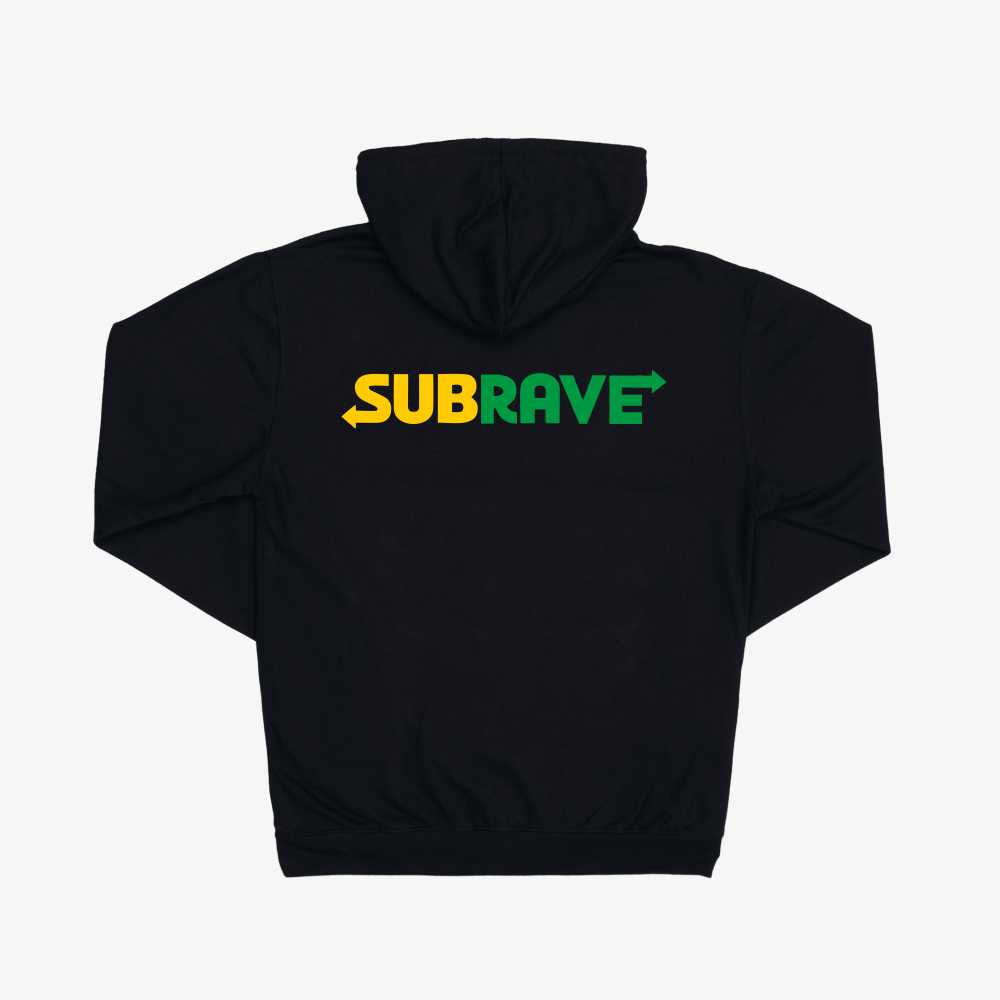 SUBRAVE Hoodie Boy schwarz