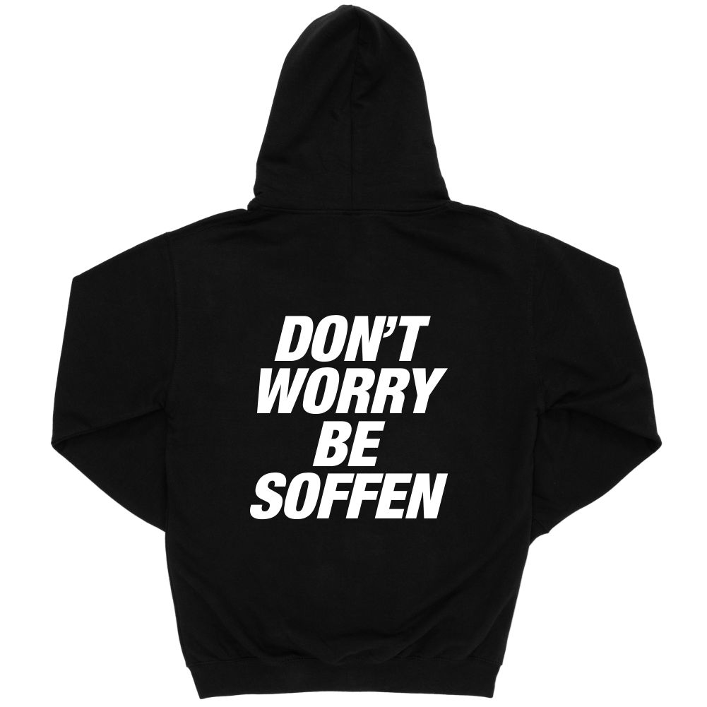DON'T WORRY BE SOFFEN Zoodie schwarz