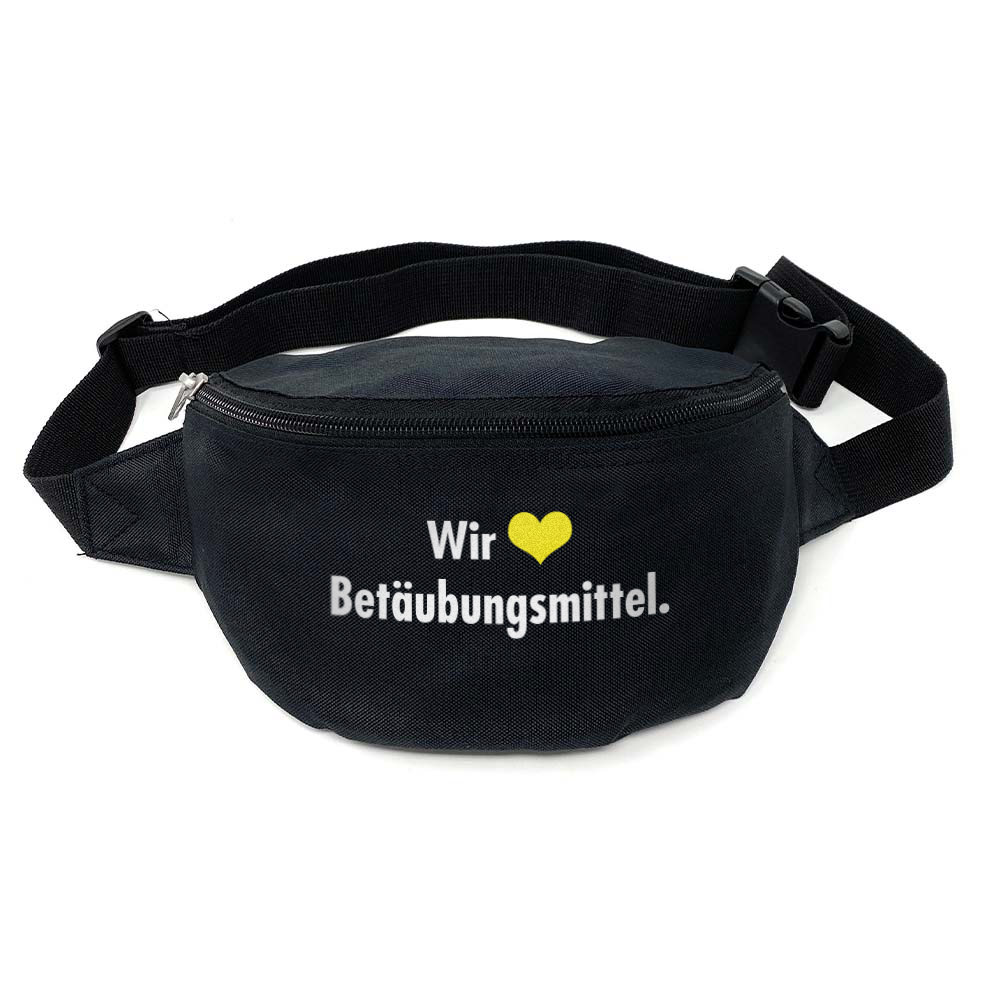 Wir lieben Betäubungsmittel - Clubkatzen Bauchtasche