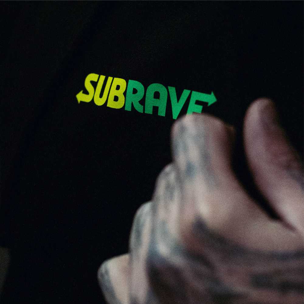 SUBRAVE Hoodie Boy schwarz