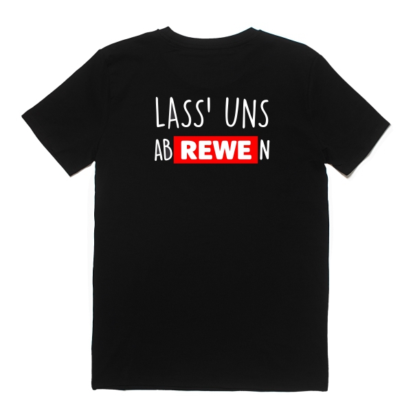 LASS UNS ABREWEN Shirt schwarz - Front&Back Print 