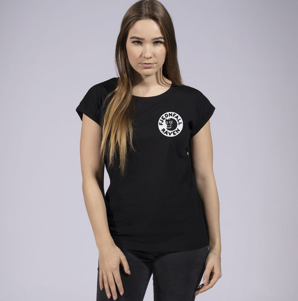 Fjednfall Raven - Weites Ladies Shirt, Lang geschnitten, angeschrägte Ärmel